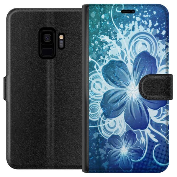 Samsung Galaxy S9 Tegnebogsetui Blomster