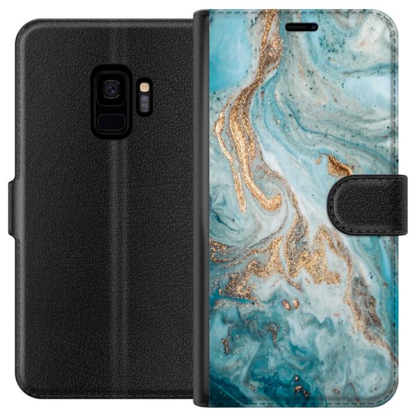 Samsung Galaxy S9 Tegnebogsetui Magisk Marmor