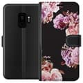 Miniatyrbillede 1 af 3: Samsung Galaxy S9 Tegnebogsetui Blomster
