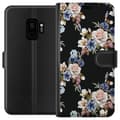 Miniatyrbillede 1 af 3: Samsung Galaxy S9 Tegnebogsetui Blomster