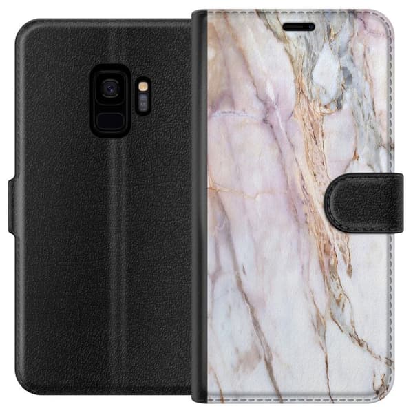 Samsung Galaxy S9 Lompakkokotelo Marmori