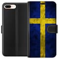 Miniatyrbilde 1 av 3: Apple iPhone 8 Plus Lommeboketui Sverige Flag
