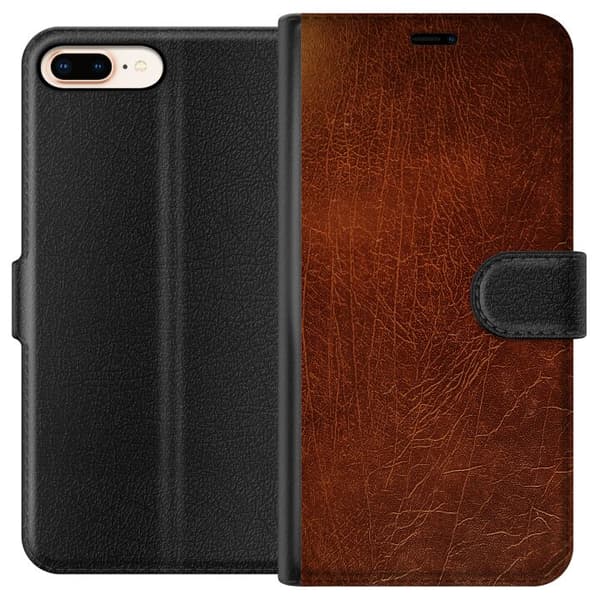 Apple iPhone 8 Plus Tegnebogsetui Læder