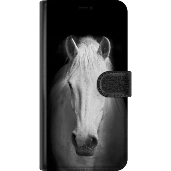 Apple iPhone 8 Plus Tegnebogsetui Hvid Hest