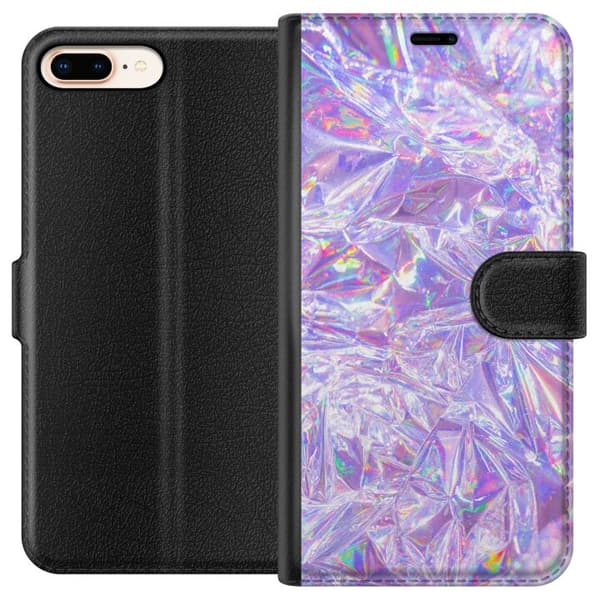 Apple iPhone 8 Plus Plånboksfodral Holographic Diamonds