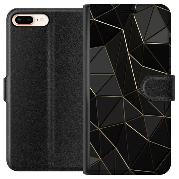 Apple iPhone 8 Plus Tegnebogsetui Midnat