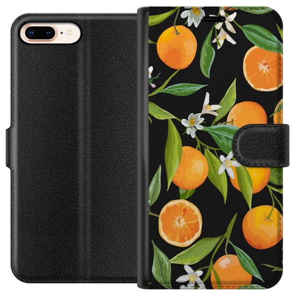 Apple iPhone 8 Plus Tegnebogsetui Appelsinjuice