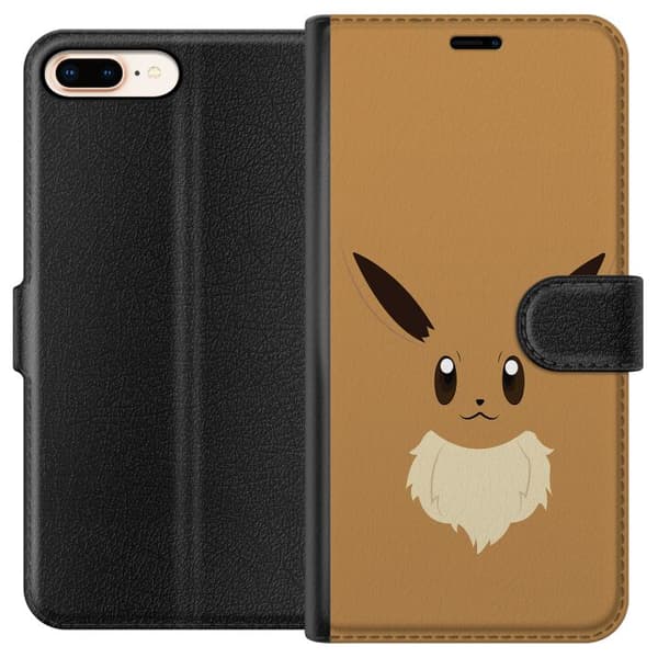 Apple iPhone 8 Plus Plånboksfodral Pokémon - Eevee