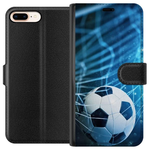 Apple iPhone 8 Plus Tegnebogsetui Fodbold