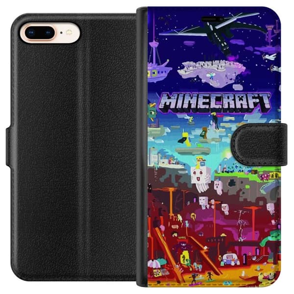 Apple iPhone 8 Plus Plånboksfodral MineCraft