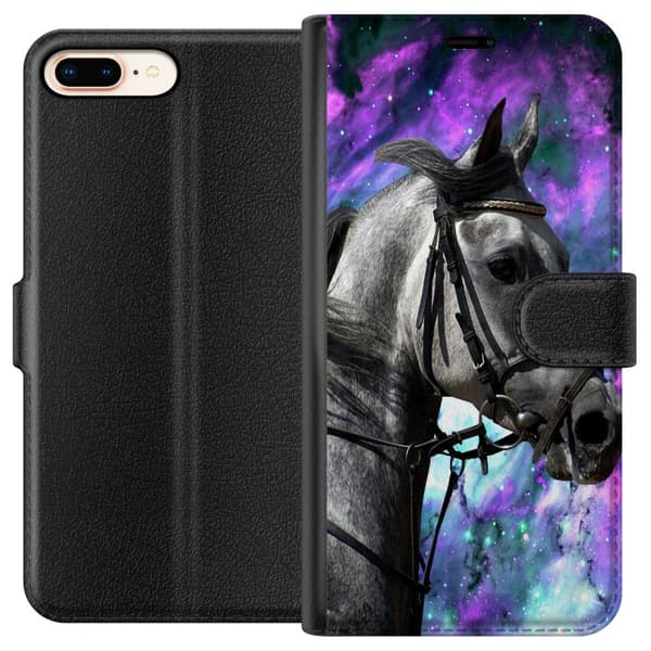 Apple iPhone 8 Plus Plånboksfodral Häst