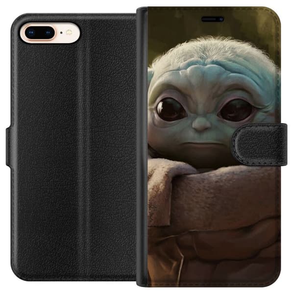 Apple iPhone 8 Plus Tegnebogsetui Baby Yoda