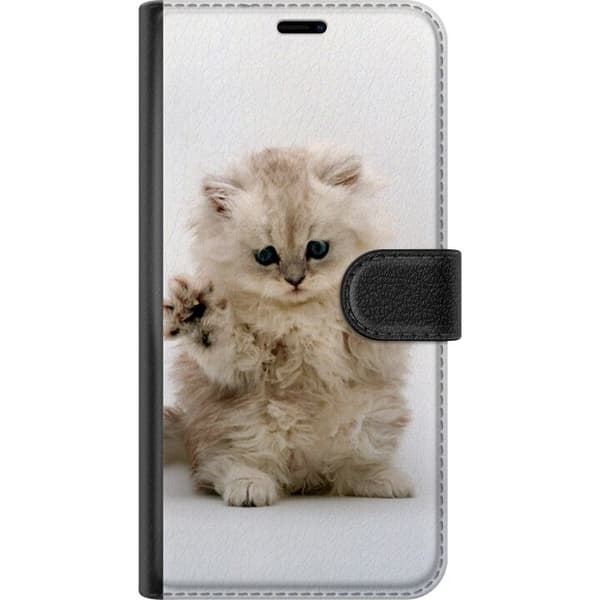 Apple iPhone X Plånboksfodral Katt