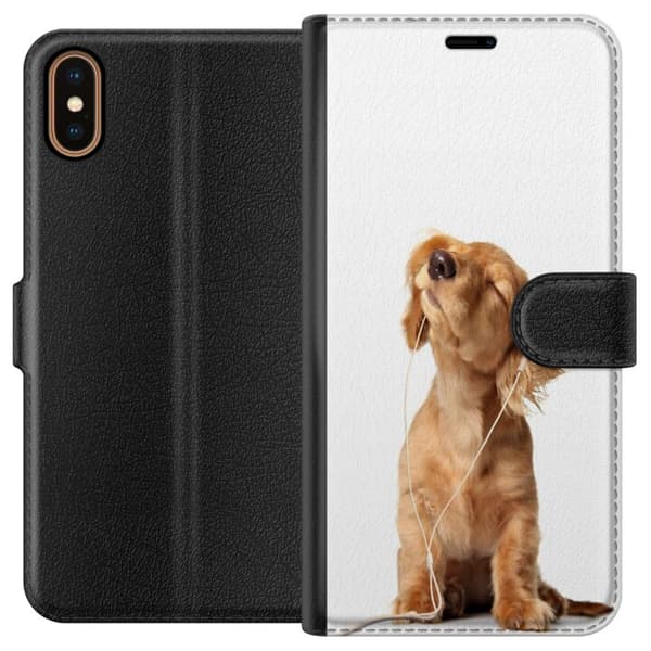 Apple iPhone X Lommeboketui Hund