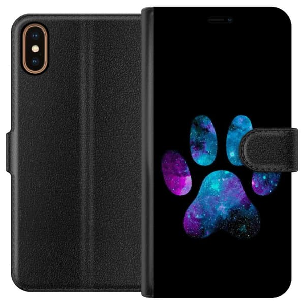 Apple iPhone X Lompakkokotelo Galaksin Tassu