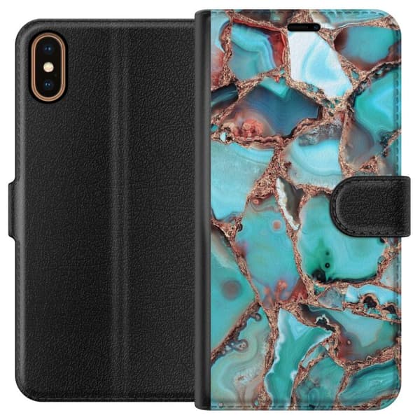 Apple iPhone X Lompakkokotelo Santorini