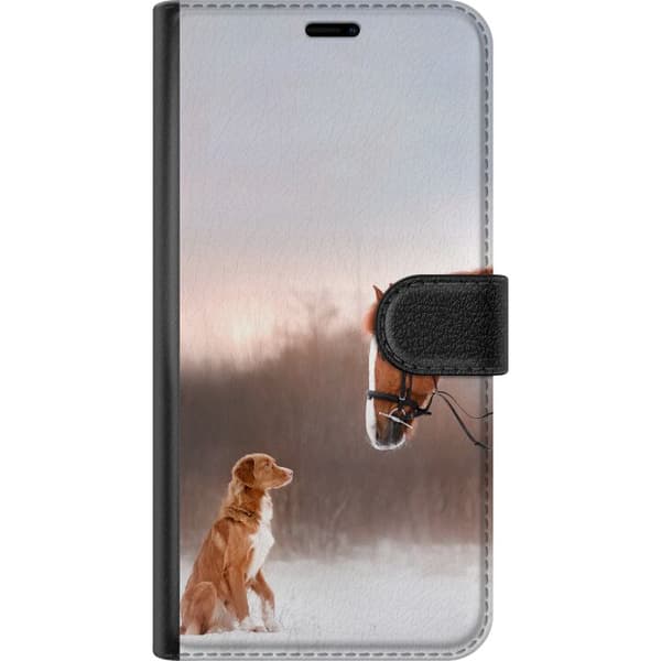 Apple iPhone X Tegnebogsetui Hest & Hund