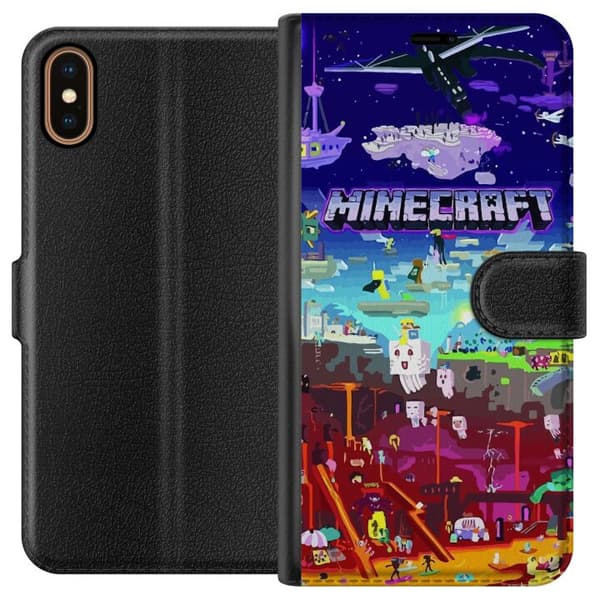 Apple iPhone X Lompakkokotelo MineCraft