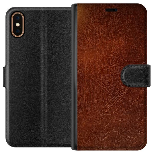 Apple iPhone X Lommeboketui Lær