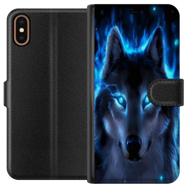 Apple iPhone X Lommeboketui Ulv