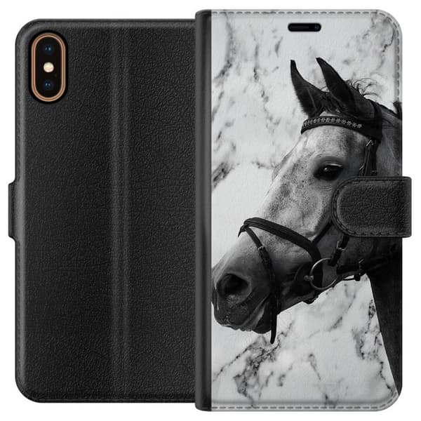 Apple iPhone X Lommeboketui Hest