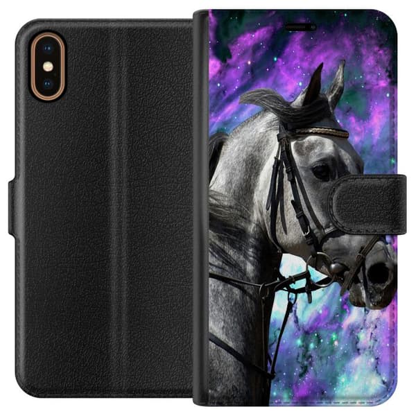 Apple iPhone X Tegnebogsetui Hest