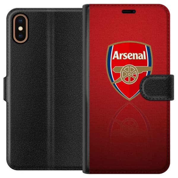 Apple iPhone X Tegnebogsetui Arsenal