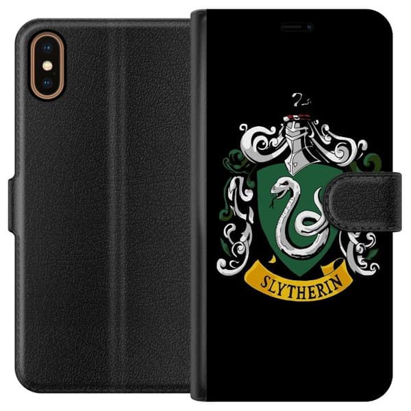 Apple iPhone X Lommeboketui Harry Potter - Slytherin