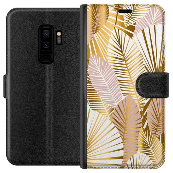 Samsung Galaxy S9+ Tegnebogsetui Guld