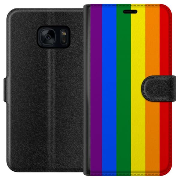 Samsung Galaxy S7 Lommeboketui Pride Flagga