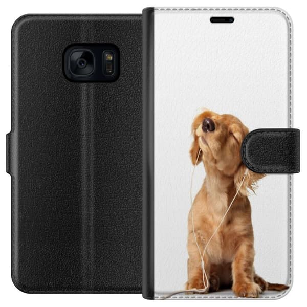 Samsung Galaxy S7 Lommeboketui Hund