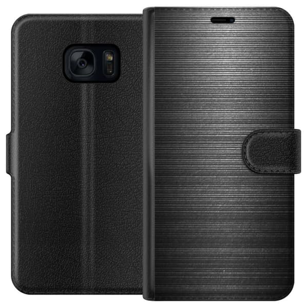 Samsung Galaxy S7 Lommeboketui Metallisk