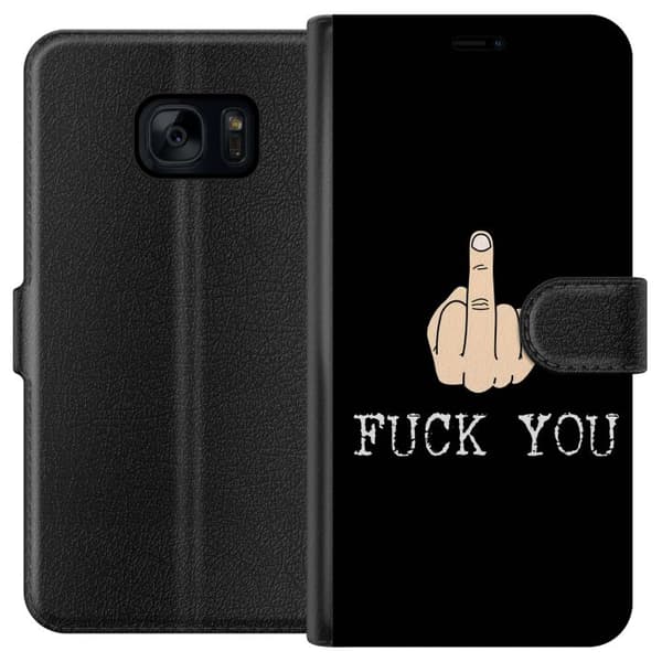 Samsung Galaxy S7 Lompakkokotelo Vittu Sinä