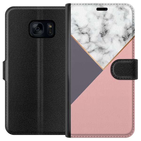 Samsung Galaxy S7 Lommeboketui Marmor Kutt
