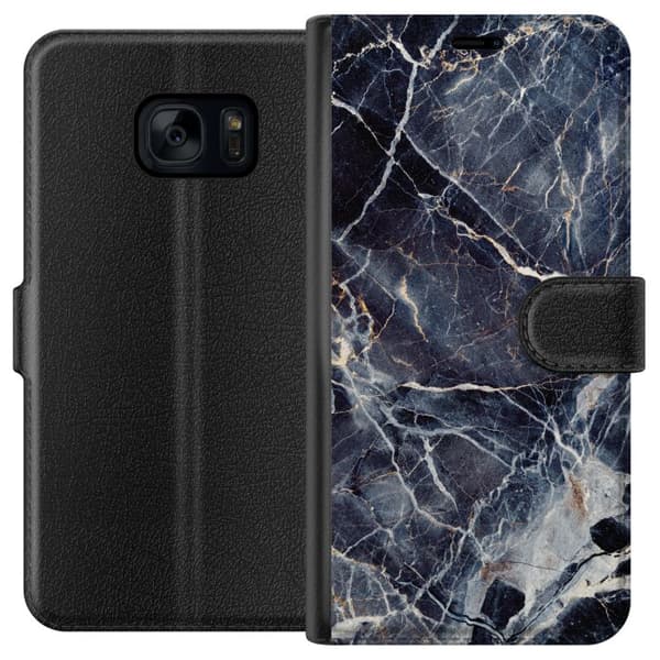 Samsung Galaxy S7 Lommeboketui Marmorert
