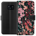Miniatyrbillede 1 af 3: Samsung Galaxy S7 Tegnebogsetui Blomster