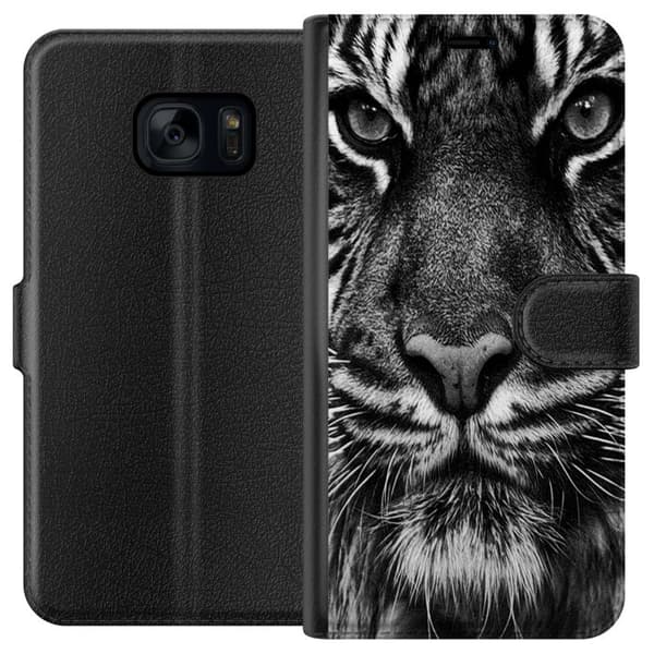 Samsung Galaxy S7 Lommeboketui Tiger