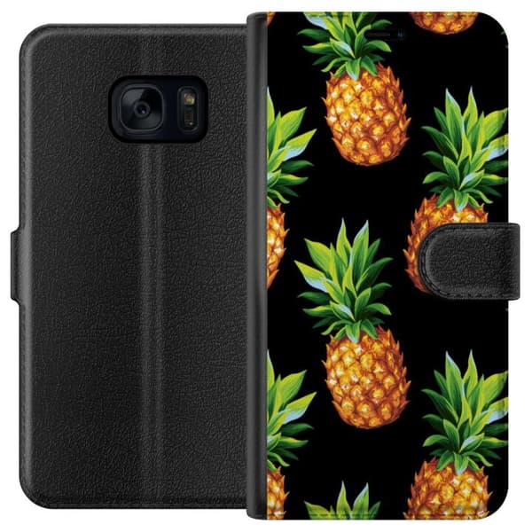 Samsung Galaxy S7 Plånboksfodral Ananas