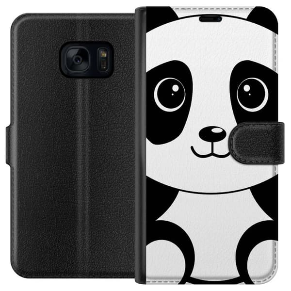 Samsung Galaxy S7 Plånboksfodral Panda