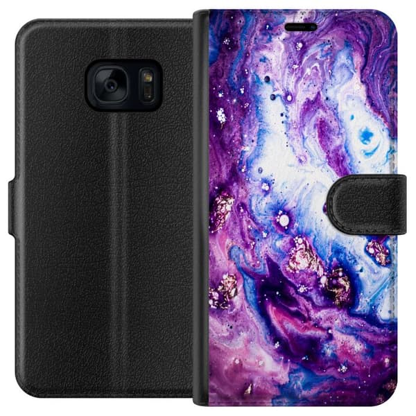 Samsung Galaxy S7 Lommeboketui Lilakt