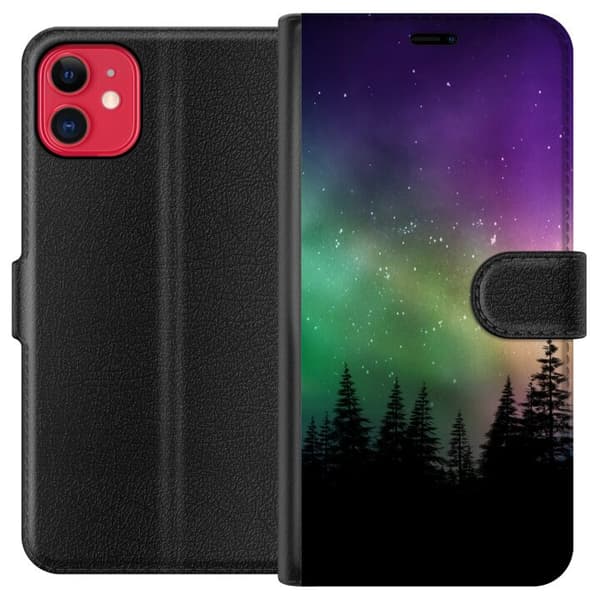 Apple iPhone 11 Lommeboketui Nordlyset