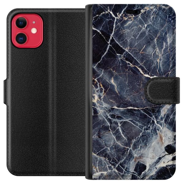 Apple iPhone 11 Tegnebogsetui Marmoreret