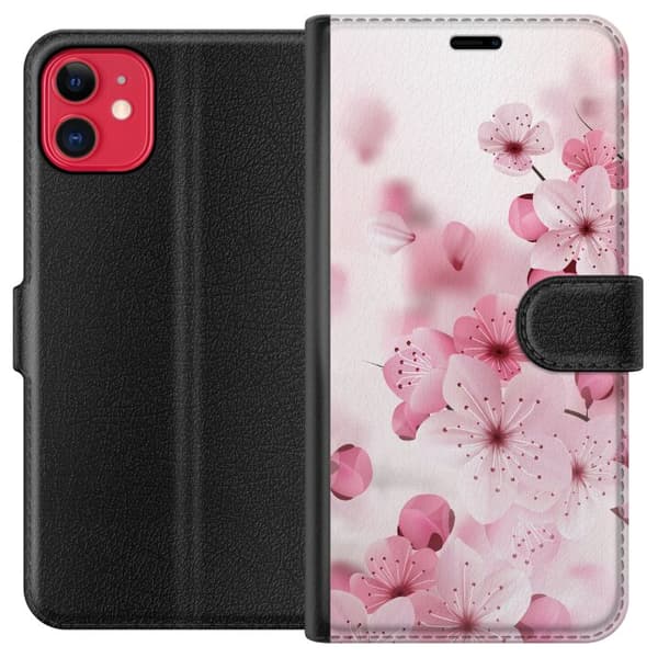 Apple iPhone 11 Lommeboketui Kirsebærblomst