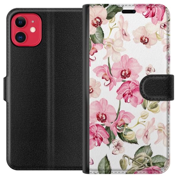 Apple iPhone 11 Lommeboketui Blomster