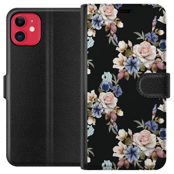 Apple iPhone 11 Lommeboketui Blomster