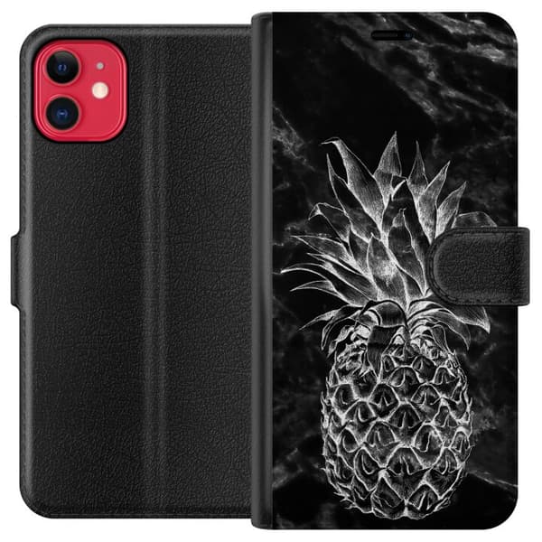 Apple iPhone 11 Lommeboketui Ananas