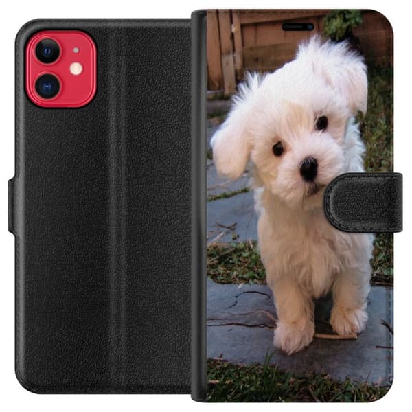 Apple iPhone 11 Plånboksfodral Hund