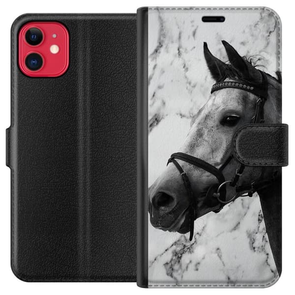 Apple iPhone 11 Lompakkokotelo Hevonen