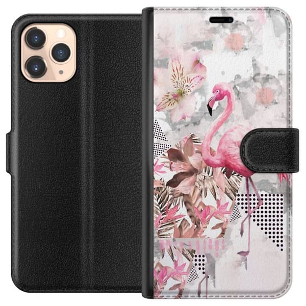 Apple iPhone 11 Pro Lompakkokotelo Flamingo
