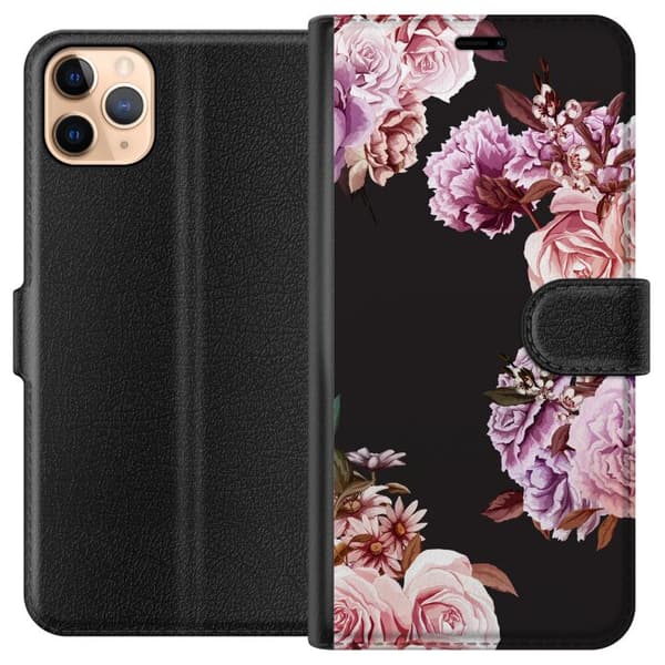 Apple iPhone 11 Pro Max Plånboksfodral Blommor